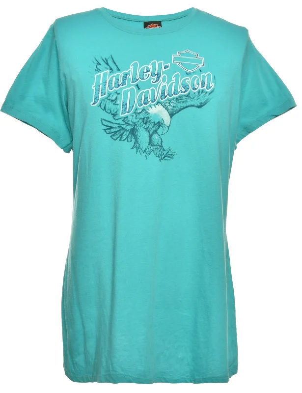 Major Savings Harley Davidson Printed T-shirt - M