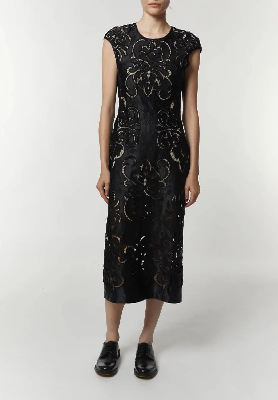 Year-End Sale Aida Cut Out Dress In Black