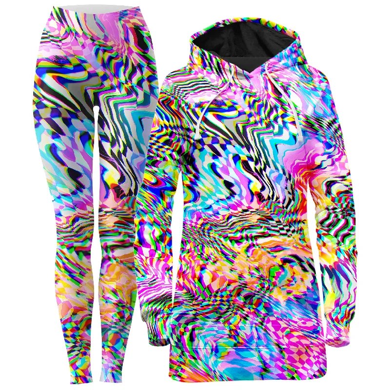 Bonus Savings No Signal 2.0 Hoodie Dress and Leggings Combo