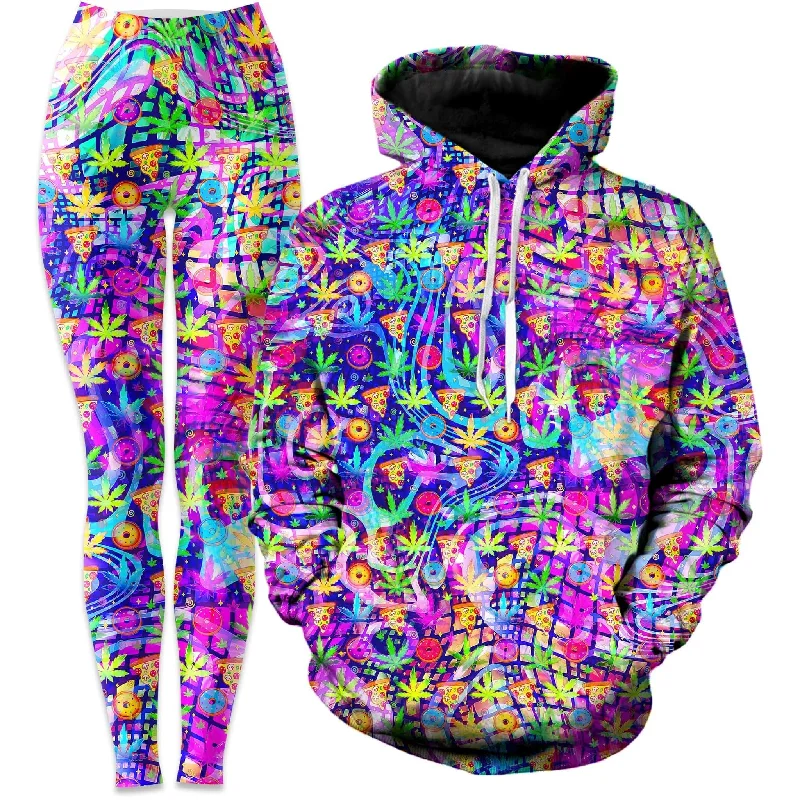 Special Price Dreamin Of Munchies Hoodie and Leggings Combo