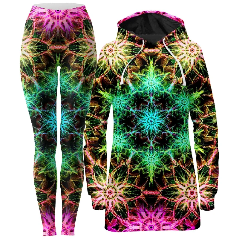 Early Access DMT Mirage Hoodie Dress and Leggings Combo
