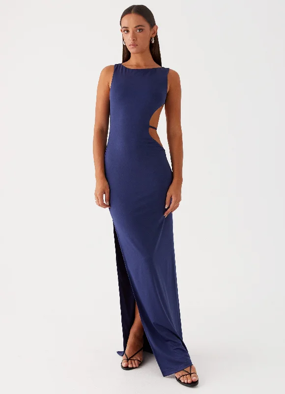 Closeout Sutton Maxi Dress - Navy