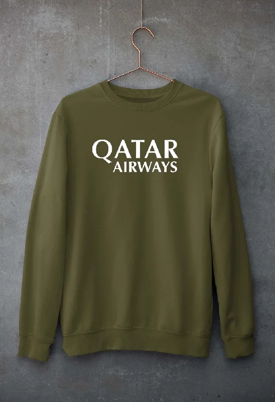 YEAR-End Clearance Qatar Airways Unisex Sweatshirt for Men/Women