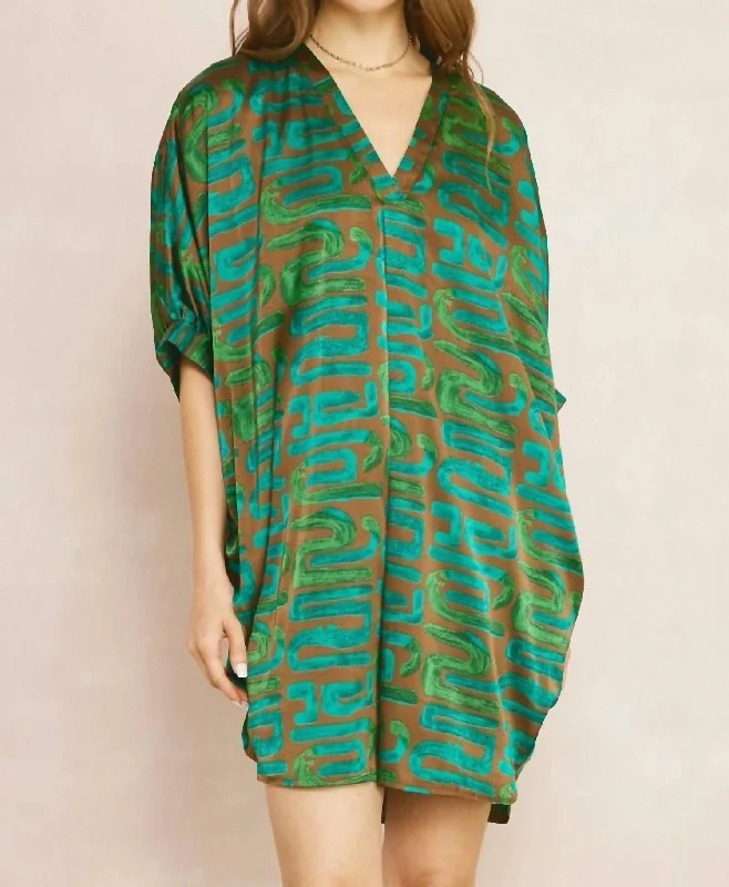 Value Deals Wait For Me Dress In Green
