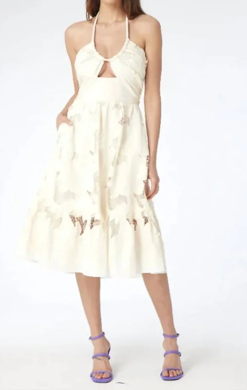 Best Bargains Billy Dress In Antique Whit Embroidery