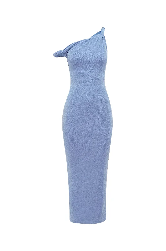 Daily Deals The Long Poppy Dress Blue