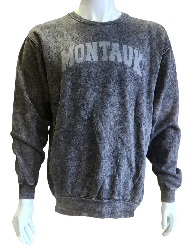 Year-End Sale Adult Unisex Screen Printed Montauk Crewneck