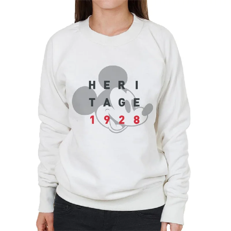Super Deal Disney Mickey Mouse Heritage 1928 Women's Sweatshirt