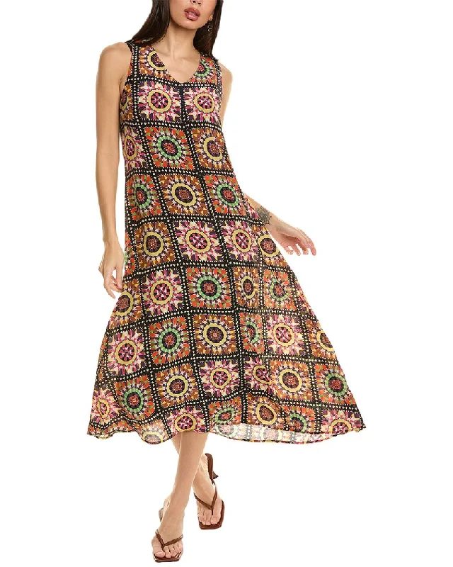 Fantastic Offers Johnny Was Lyon Silk Maxi Dress