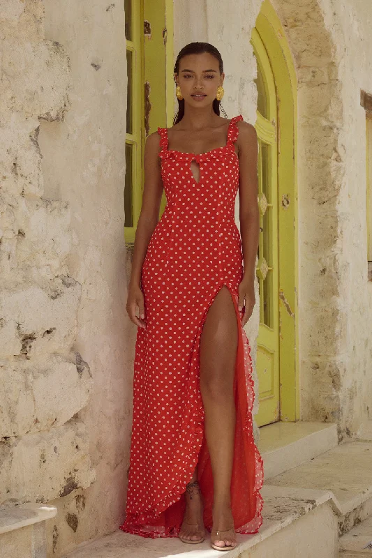 Lowest Price EVEY MAXI DRESS - RED