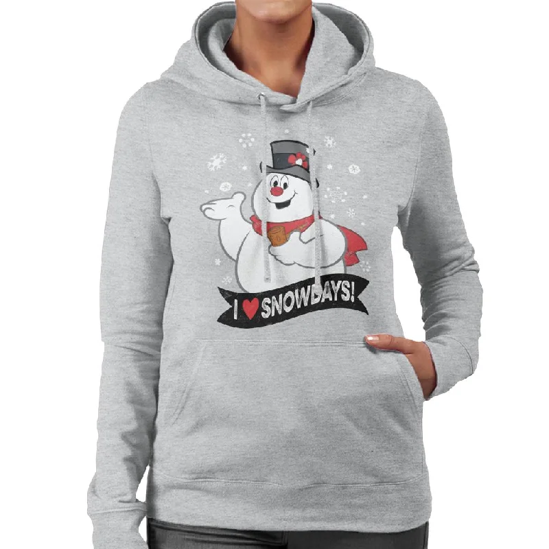 Best Bargains Frosty The Snowman I Love Snowdays Women's Hooded Sweatshirt