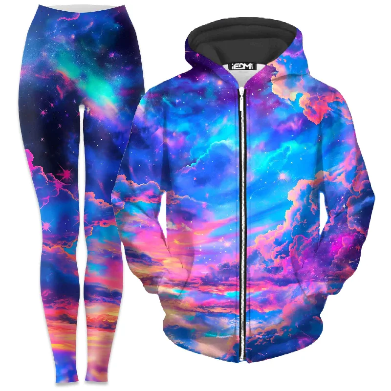 Price Drop Alert Storybook Sky Zip-Up Hoodie and Leggings Combo