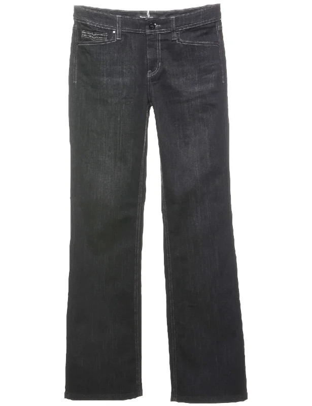 Overstock Black Straight Fit Jeans - W31 L34