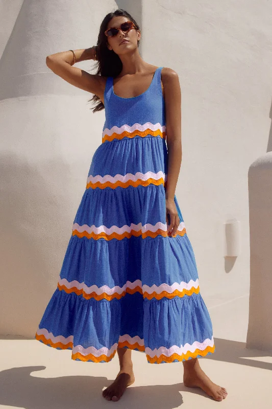 Blowout Sale Winifred Maxi Dress In Sundae Ric Rac