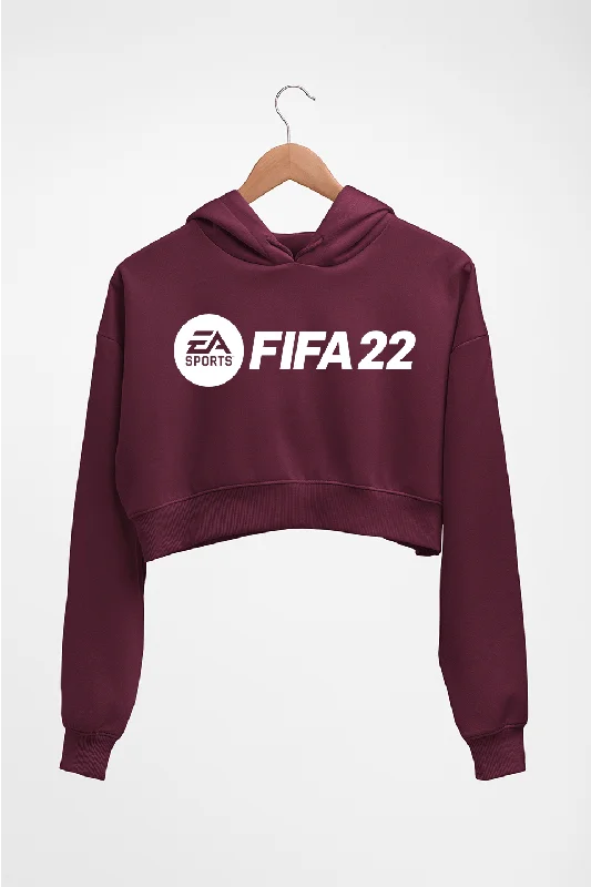 Clearance Sale Fifa 22 Crop HOODIE FOR WOMEN