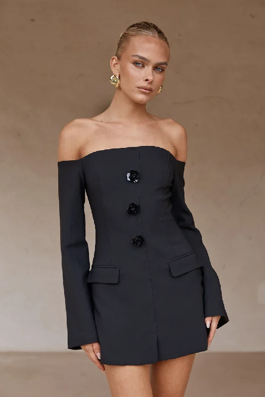 Limited Availability XADEN MINI DRESS - BLACK