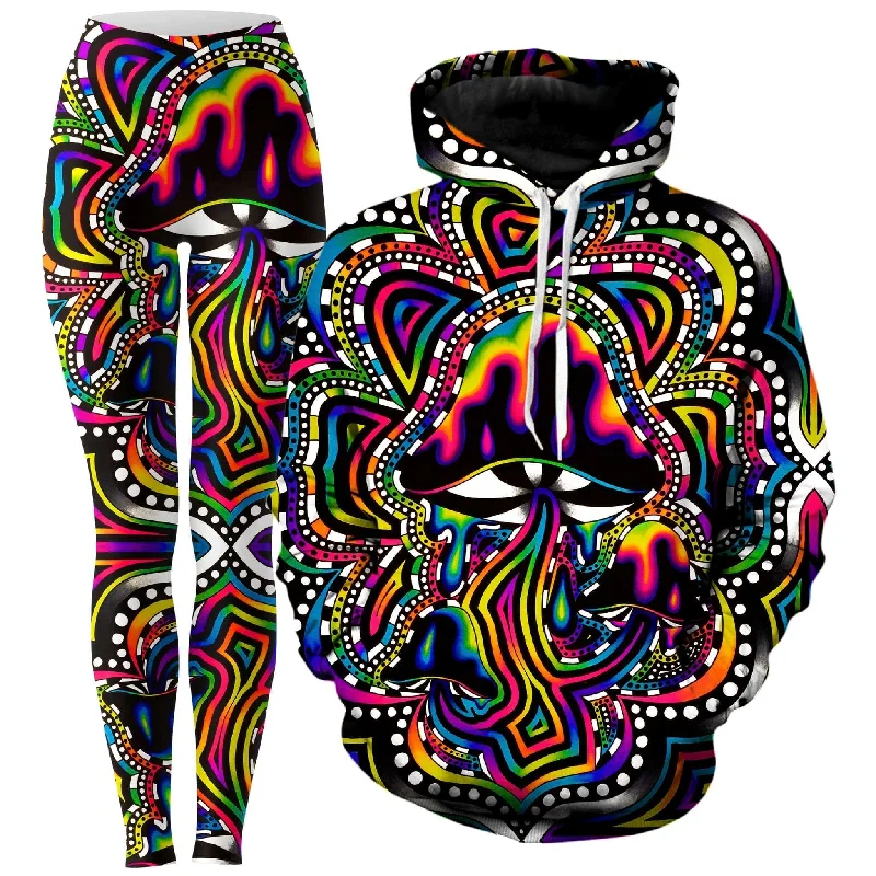 Hot Deal Briz Shroomz Hoodie and Leggings Combo