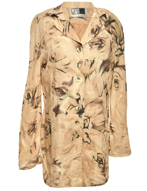 Exclusive Access Floral Pattern Jacket - M