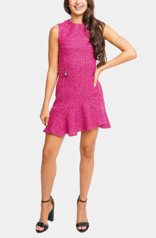 Price Drop Alert Tulip Tweed Dress