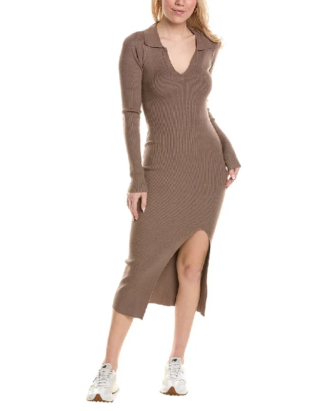 Major Savings Chaser Palm Midi Dress