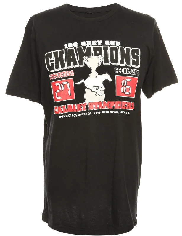 Last Chance Calgary Stampeders Sports T-shirt - L