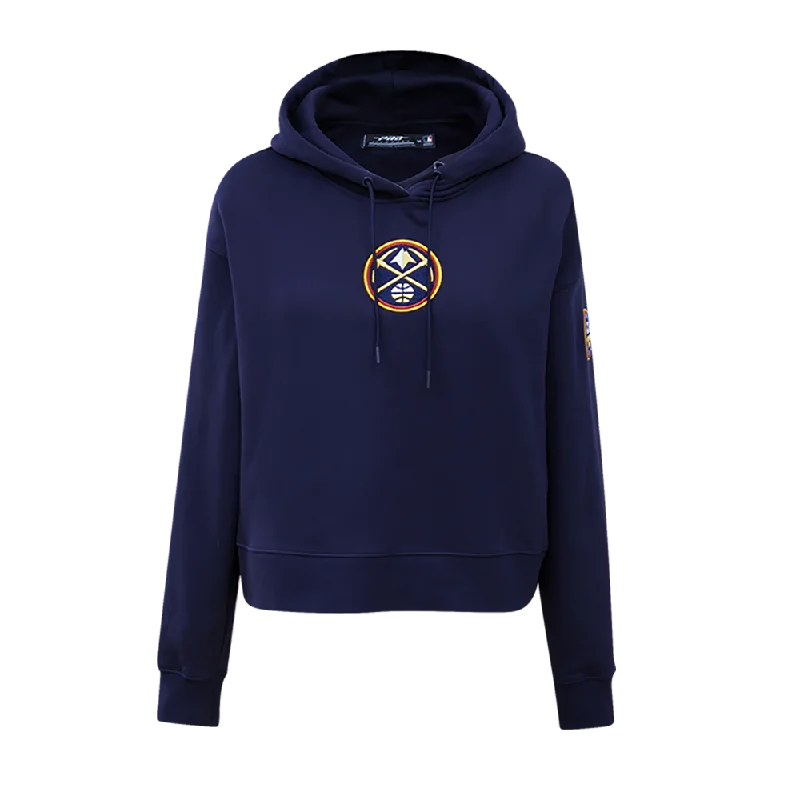 Act Fast SUDADERA CON GORRO NBA DENVER NUGGETS CLASSIC ESSENTIALS PARA MUJER
