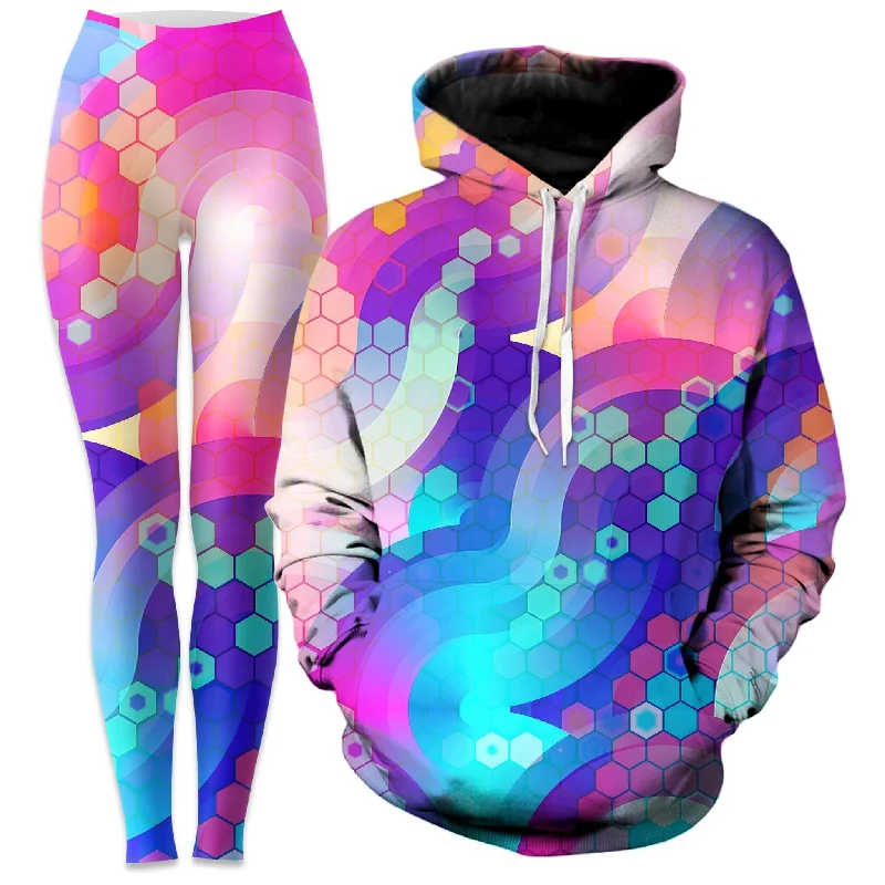 Don’t Miss Out Bubbly Hoodie and Leggings Combo