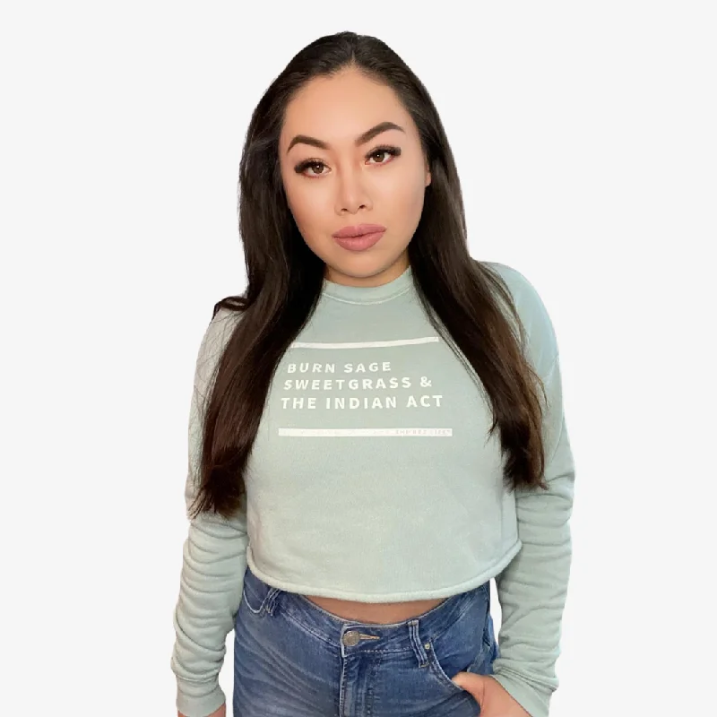 Early Access BSS&TIA Pastel Crop Sweatshirt