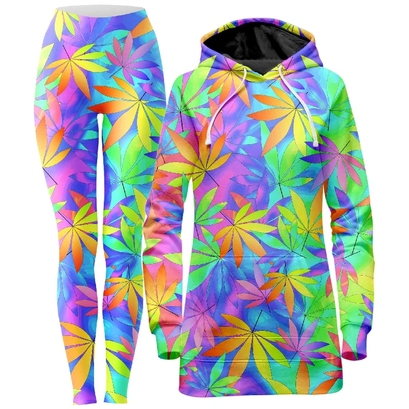 Final Markdown Take A Little Trip Hoodie Dress and Leggings Combo