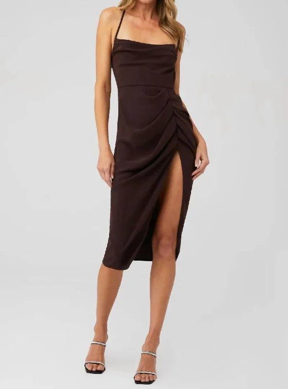 Extra Discounts Jasalina Dress In Cocoa