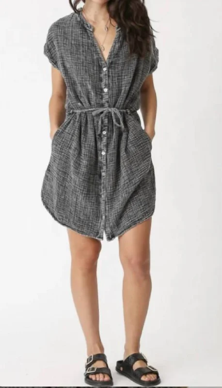 Today Only Serra Dress-Acid (Gauze) In Onyx