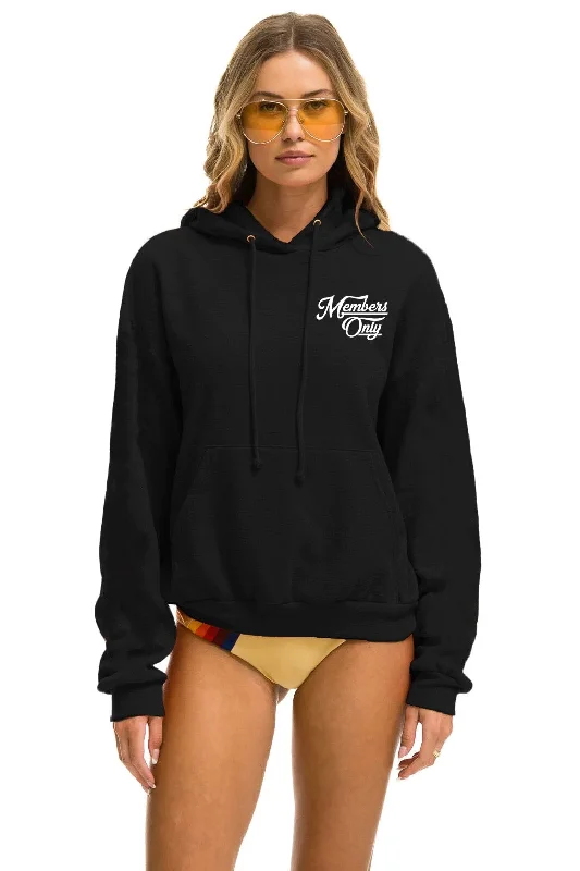 Deal Zone MEMBER EXCLUSIVE RELAXED PULLOVER HOODIE - BLACK