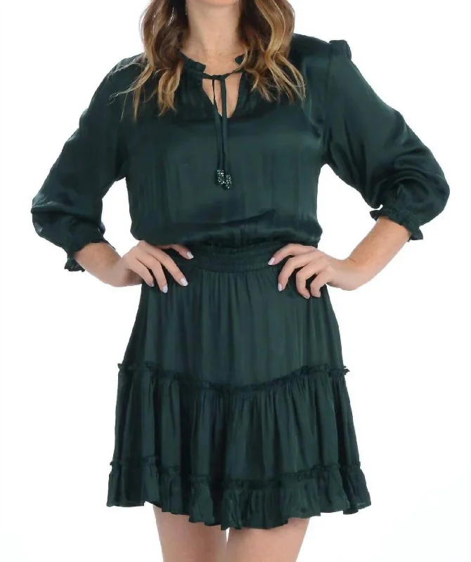 Price Fest Ibiza Dress In Emerald