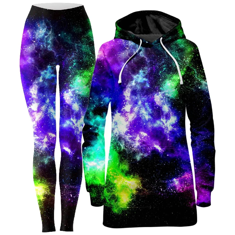 Price Drop Kryptonite Flow Hoodie Dress and Leggings Combo JTT