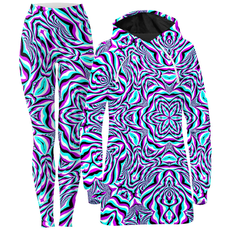 Today's Special Aquarius Hoodie Dress and Leggings Combo