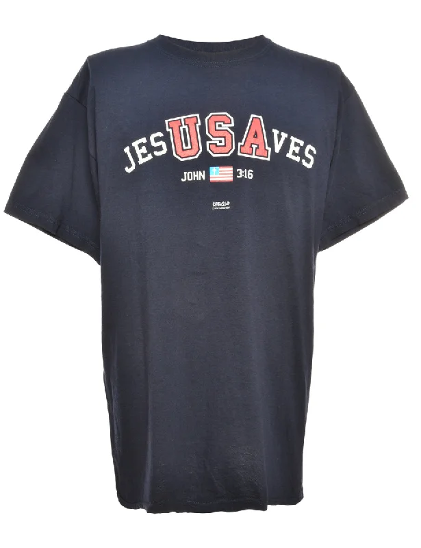 Discount Deals USA Printed T-shirt - S