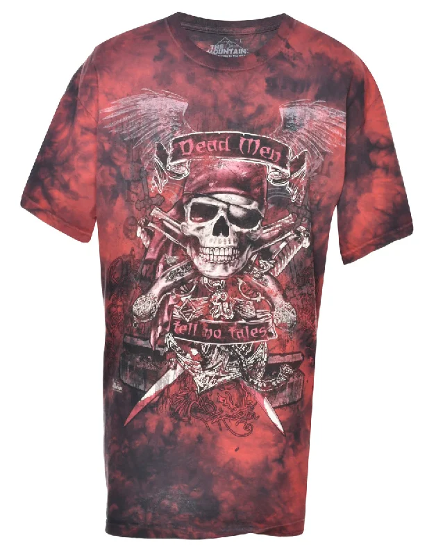 Final Clearance The Mountain Dead Men Printed T-shirt - L