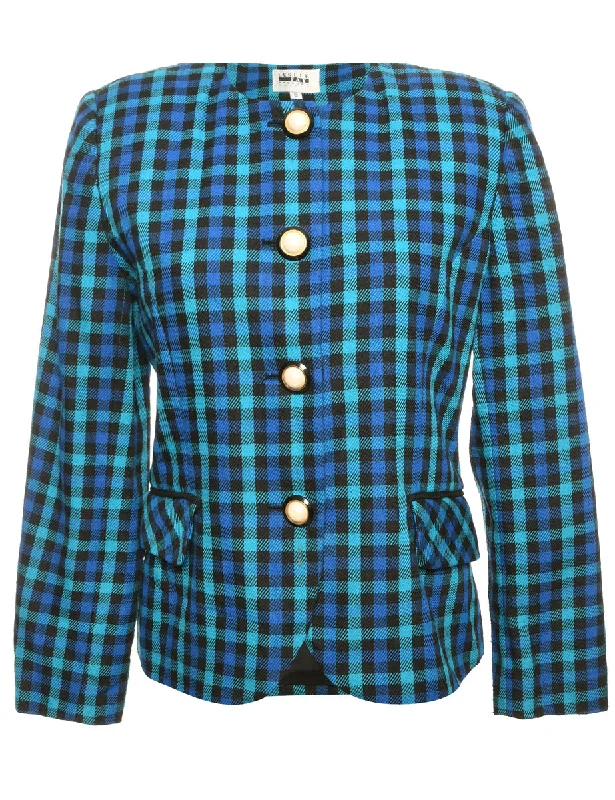 New Deals Blue Leslie Fay Jacket - M