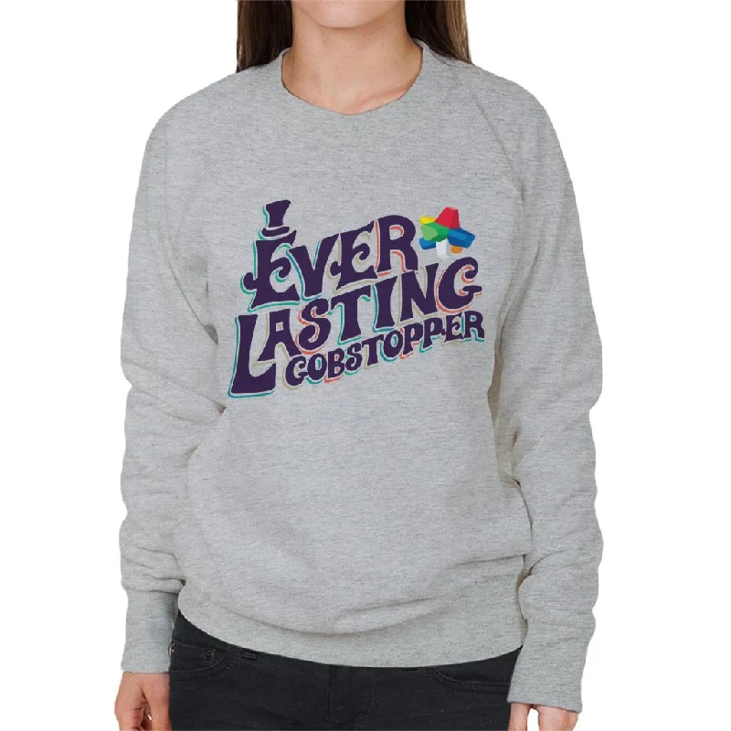 Huge Discounts Willy Wonka and The Chocolate Factory Ever Lasting Gobstopper Women's Sweatshirt