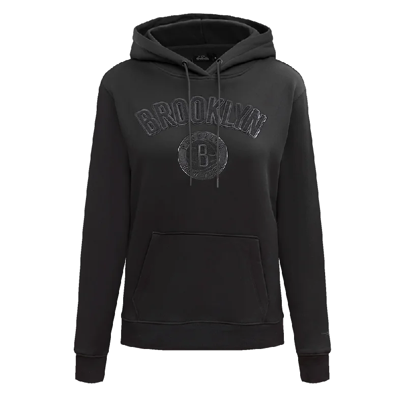 Limited Time Discount SUDADERA CON GORRO NBA BROOKLYN NETS CLASSIC 3BK PARA MUJER