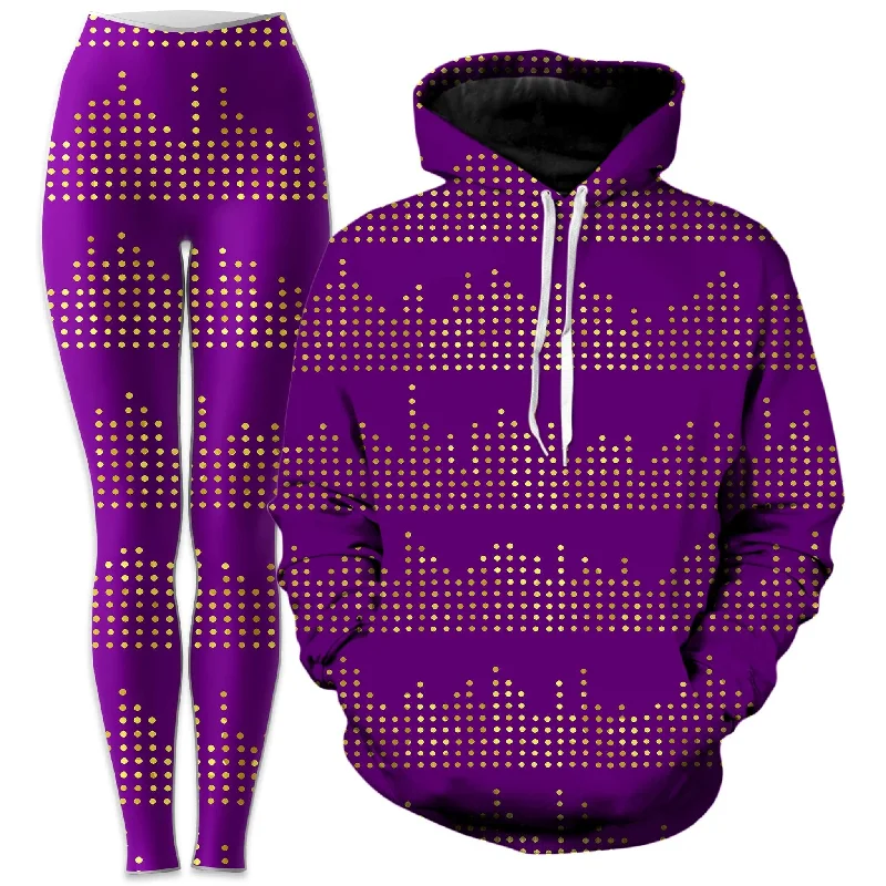 Price Rollback Gold Equalizer Beats Hoodie and Leggings Combo