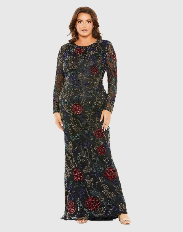Loyalty Reward High Neck Beaded Embellished Gown