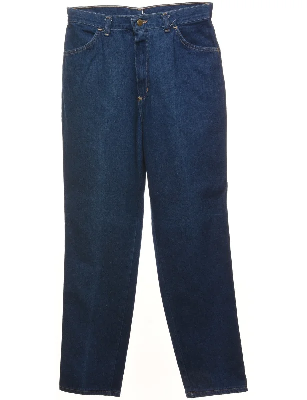 Online Only High Waist Tapered Dark Wash Jeans - W29 L30