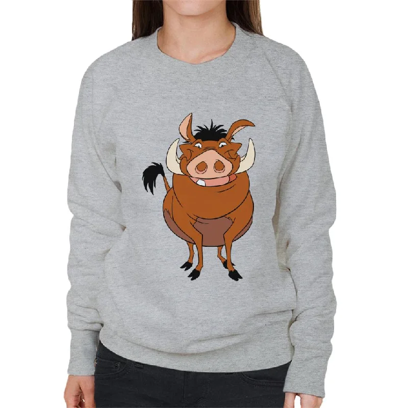 Instant Discount Disney Pumbaa Smile The Lion King Women's Sweatshirt