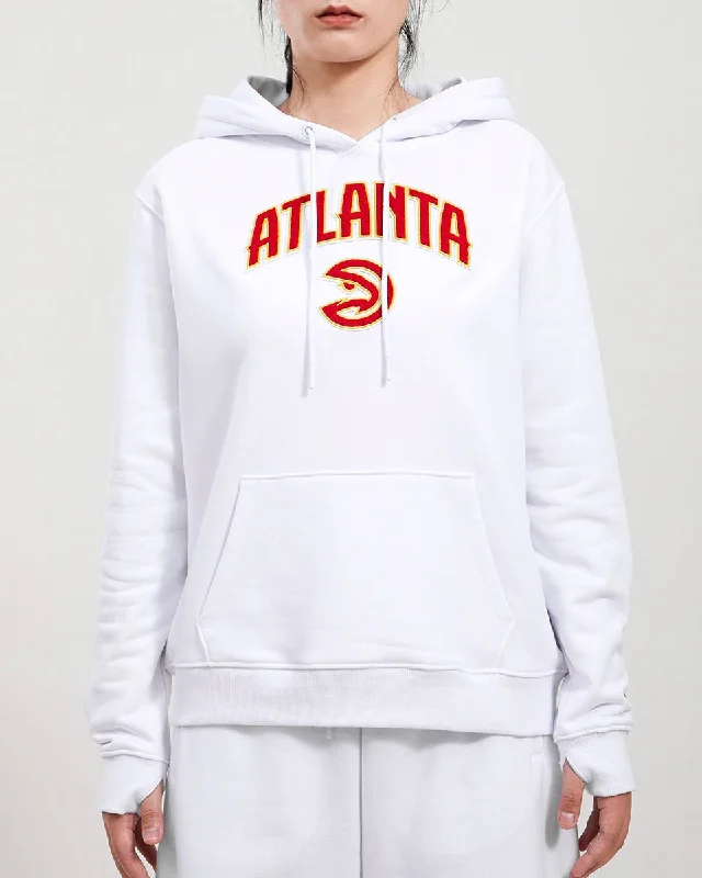 Online Specials SUDADERA CON GORRO NBA ATLANTA HAWKS CLASSIC ESSENTIALS PARA MUJER