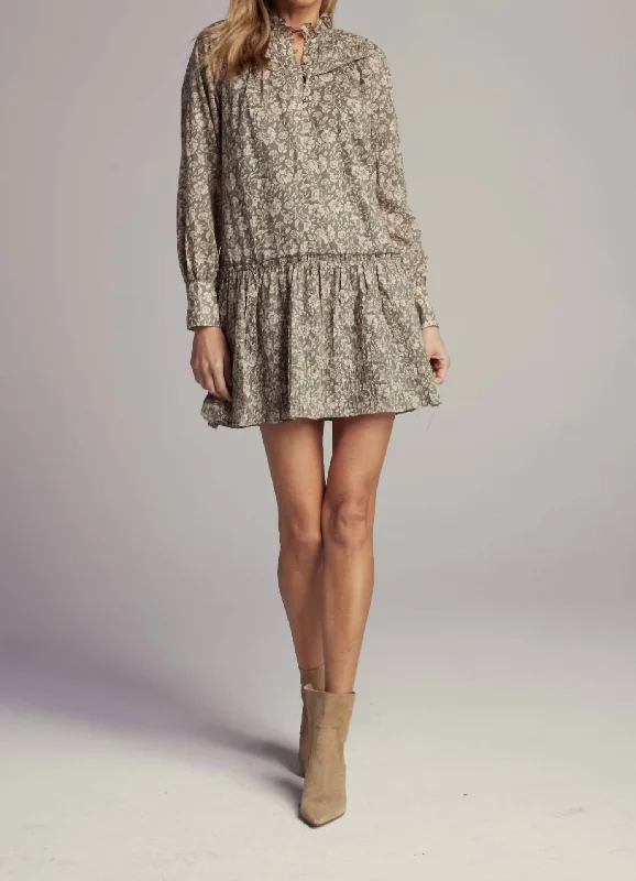 Daily Deals Rowan Dress In Foliage Floral