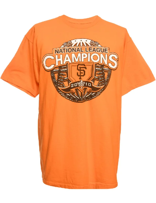 Epic Deals Orange Sports T-shirt - L