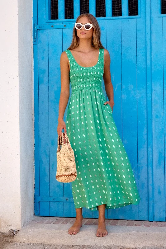 Savings Bonanza Chloe Dress In Pistachio