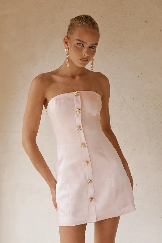 Deal Dash LEYNA MINI DRESS - PINK