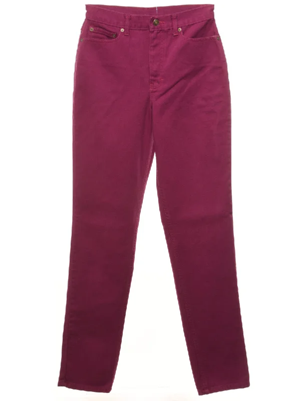 Instant Discount Purple Tapered Jeans - W28 L33